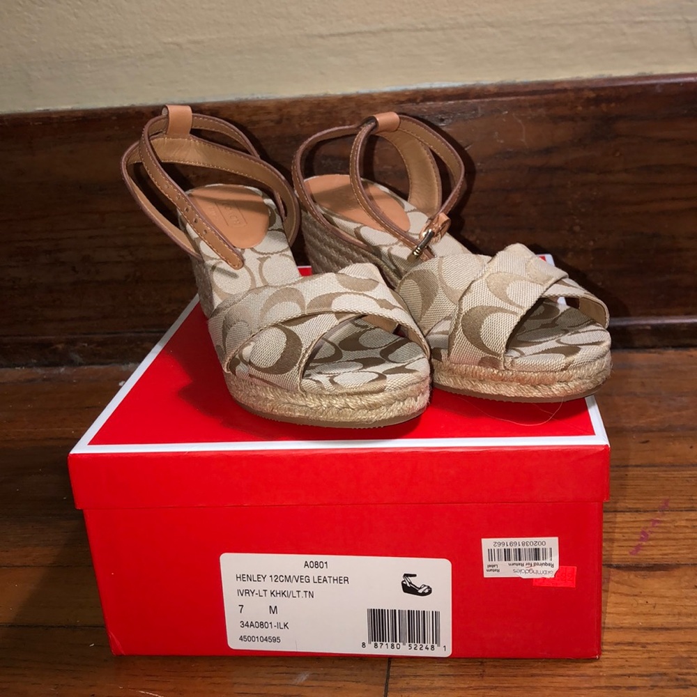 Coach Sandals Henley size 7